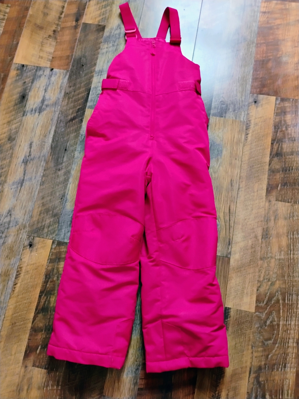 Swiss Tech Bright Pink Kids 6/6x Snow Bib Overalls